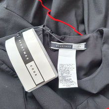 Load image into Gallery viewer, Sportmax Dress Black NEW Wool Skater Max Mara Ruffles Long Sleeves Mini UK 8