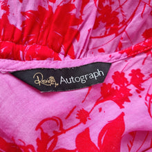 Load image into Gallery viewer, Rosie for Autograph Playsuit M&S Romper Pink Red Modal Beach Coverup Shorts 10