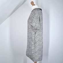 Load image into Gallery viewer, Rag & Bone Dress 100% Silk Mini Shift Pockets Abstract Print Tunic Lined Medium