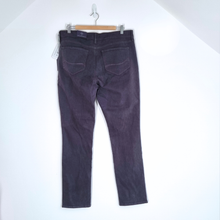 Load image into Gallery viewer, NYDJ Slim Straight Jeans UK20 NEW Dark Grey Velvet Lift Tuck Slimming High Rise