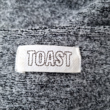 Load image into Gallery viewer, Toast Dress Tunic Wool Blend Sweater Mini Shift Tweed Grey Pocket Lagenlook 14