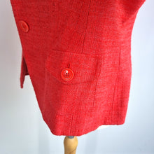 Load image into Gallery viewer, Talbots Blazer Jacket Red Coral UK 12 Italian Fabric Smart Tailored Work Classic