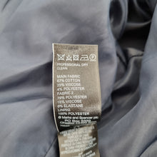 Load image into Gallery viewer, M&S Striped Blazer Jacket Cream Red Navy Nautical Preppy Woven Cotton Lined 16