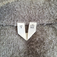 Load image into Gallery viewer, ARKET Wool Alpaca Cardigan Small Grey Oversized Button Front Chunky Knit Pocket