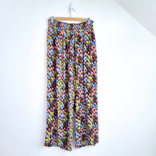 Load image into Gallery viewer, Lucy & Yak Jody Trousers Wide Leg Medium High Waist Print Pockets 100 Viscose