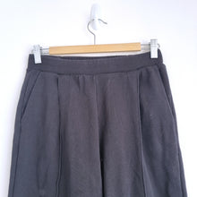Load image into Gallery viewer, Mint Velvet Joggers Trousers Small Black Elastic Waist Tapered Casual Lounge