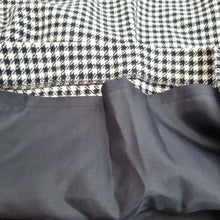 Load image into Gallery viewer, Hobbs Top Houndstooth Check Wool Blend Black White Blouse Work Chic Lined 14