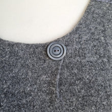Load image into Gallery viewer, Per Una Knitted Tunic Grey Top UK 18 Wool Jumper Short Sleeve M&S Pockets Mini