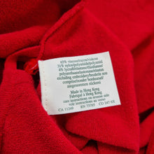 Load image into Gallery viewer, Vintage Laura Ashley Jumper Wrap Red Embroidered Floral Sweater Knit 90s Large