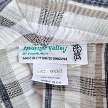 Load image into Gallery viewer, Vintage Heather Valley Blazer Jacket 16 Tartan Check Cotton Edinburgh Beige