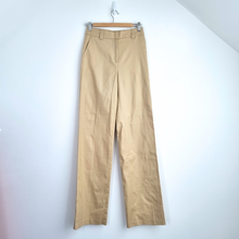 Load image into Gallery viewer, Long Tall Sally Trousers NEW UK 8 L38 Camel Wide Leg Dress Pants Cotton Stretch