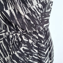 Load image into Gallery viewer, L. K. Bennett Dress 100% Silk Cocktail Shift Black Lined Cowl Neck Smart Size 10