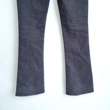 Load image into Gallery viewer, Mother Jeans Flared Runaway Heel Black Grey Size 28 High Rise Bootcut Denim Tall