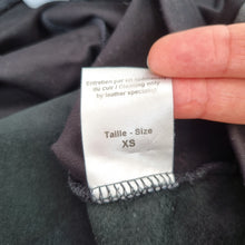 Load image into Gallery viewer, Zapa Leather Panel Leggings Black Biker Stretch Trousers XS Luxe Chic Genuine