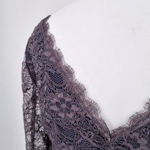 Load image into Gallery viewer, NEW Boden Lace Dress Occasion Cocktail Grey Navy Wedding Guest Lined Party 10 R
