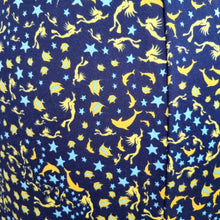 Load image into Gallery viewer, Issa London Dress 100% Silk Jersey UK 8 Dolphin Fish Print Blue A Line Cocktail