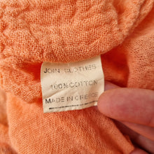 Load image into Gallery viewer, Join Clothes Kaftan Dress Orange Cotton Oversized One Size Beach Coverup Lagen