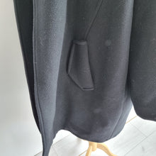Load image into Gallery viewer, Vanessa Bruno Coat Black La Redoute Wool Cashmere Oversized Winter Limited 14