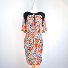 Load image into Gallery viewer, Mint Velvet Dress Silk Blend Cocktail Abstract Print Sheath Lined Stretch 14 16