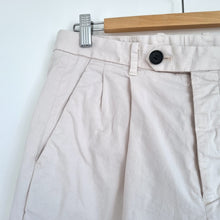 Load image into Gallery viewer, AllSaints Chino Trousers Men's Cream Andaman Slim Cotton Stretch Button Cream 28