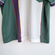 Load image into Gallery viewer, Vintage St Michael Polo Shirt Men Colourblock Retro Cotton Cuban 80s 90s Medium