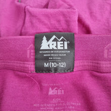 Load image into Gallery viewer, REI Kids Thermal Leggings Merino Wool M 10-12 Pink Base Layer Hiking Outdoors