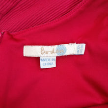 Load image into Gallery viewer, Boden Dress Shift Work Berry Pink Knee Low Back Ribbed Lined Sheath 12 Long