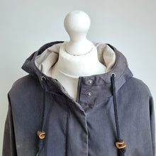 Load image into Gallery viewer, Seasalt Cornwall Downpour Mac Coat UK 12 Waterproof Breathable Hood Rain Jacket
