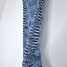 Load image into Gallery viewer, Karen Millen Skirt Pencil Bodycon Blue Rib Knit Striped Bandage Stretch 8 Size1