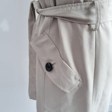 Load image into Gallery viewer, Marks & Spencer Trench Coat UK 10 Belted Pebble Beige Lined Jacket Pockets Work