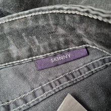 Load image into Gallery viewer, NYDJ Jeans Skinny Camouflage Print Grey Black Low Rise Slimming Shaping UK 4 US0