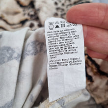 Load image into Gallery viewer, River Island Paperbag Trousers Size 18 Mixed Animal Prints High Rise Cotton Belt