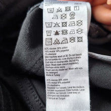 Load image into Gallery viewer, AllSaints Studded Black Jeans Miller Coated Waxed Skinny Grunge Cropped W 28