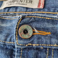 Load image into Gallery viewer, Levi's Carpenter Jeans Men's Loose Straight Mid Blue Utility Denim Size W42 L30