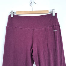Load image into Gallery viewer, BAM Bamboo Clothing Leggings UK 14 Burgundy Purple Yoga Lounge Active Stretch