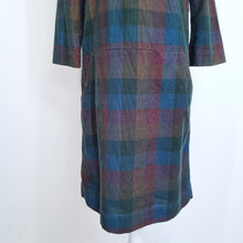 Load image into Gallery viewer, Seasalt Cornwall Dress Corduroy Martingale Check Pockets Shift Lined Size 8 Tall