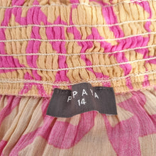 Load image into Gallery viewer, Matalan Papaya Maxi Dress UK 14 Off the Shoulder Pink 100% Viscose Summer Boho