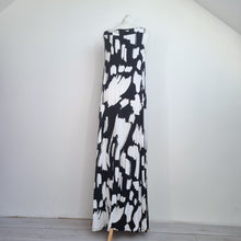 Load image into Gallery viewer, Phase Eight Maxi Dress 12 Jersey Black White Print Viscose Stretch Casual Party