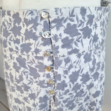 Load image into Gallery viewer, White Stuff Reversible Skirt A Line Blue Floral Print 100% Cotton Lined Flare 12
