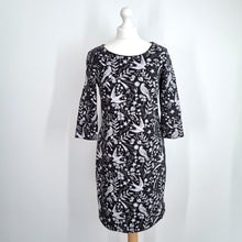 Load image into Gallery viewer, Boden Dress Mystic Woodland Shift Winifred Jacquard Bird Work 3/4 Sleeves 12 R