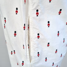 Load image into Gallery viewer, Chocoolate Shirt Royal Guard Print English Tunic Pockets Top 100% Cotton Small