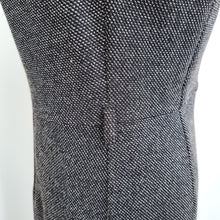Load image into Gallery viewer, Jasper Conran Shift Dress Grey Textured UK 12 Sleeveless Work Office Tweed