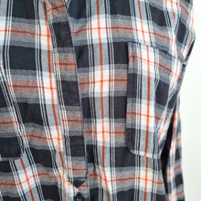 Load image into Gallery viewer, Next Checked Shirt Plaid UK 20 100% Cotton Blouse Black Red Lumberjack Tunic
