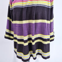 Load image into Gallery viewer, Pringle of Scotland Jumper 100% Cotton Knit 1815 Striped Multicoloured Fine XL