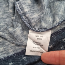 Load image into Gallery viewer, Jigsaw Linen Dress Blue Sleeveless Knee Length Small Summer Casual Lightweight