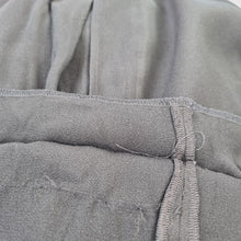 Load image into Gallery viewer, AllSaints Black Mini Dress Seymour Silk Blend Draped Pleated Tunic Repair 10