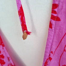 Load image into Gallery viewer, Rosie for Autograph Playsuit M&S Romper Pink Red Modal Beach Coverup Shorts 10