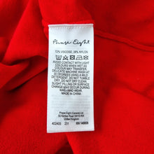 Load image into Gallery viewer, Phase Eight Red Jumper UK 14 Cold Shoulder Knit Top Lightweight Viscose Blend