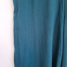 Load image into Gallery viewer, Nomads Trousers Wide Leg Dark Green 14 Palazzo Cheesecloth Casual Relaxed Fit