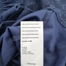 Load image into Gallery viewer, Free People Constellation Top Long Puff Sleeves Navy Blue Sparkly Corset XS